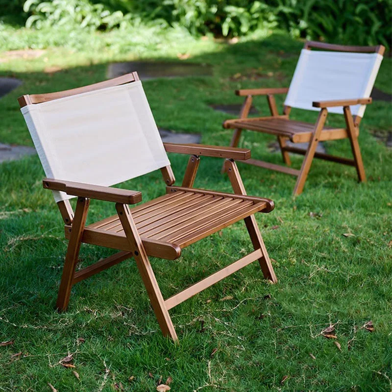 Outdoor Acacia Wood Folding Camping Chair With Canvas Backrest, Portable Foldable Armchair For Patio, Garden & Beach
Outdoor Acacia Wood Folding Camping Chair With Canvas Backrest, Portable Foldable Armchair For Patio, Garden & Beach