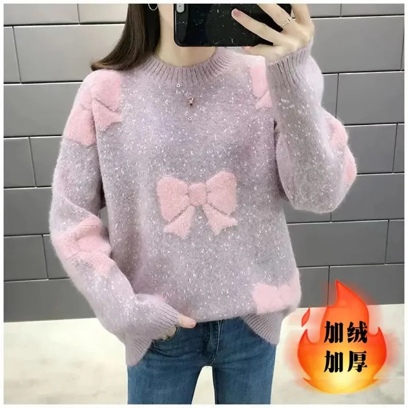 High Quality Fashion Half-high collar Sweater Women Autumn Winter New Knitwear Female Loose Pullover Bottoming Shirt Ladies Top
High Quality Fashion Half-high collar Sweater Women Autumn Winter New Knitwear Female Loose Pullover Bottoming Shirt Ladies Top