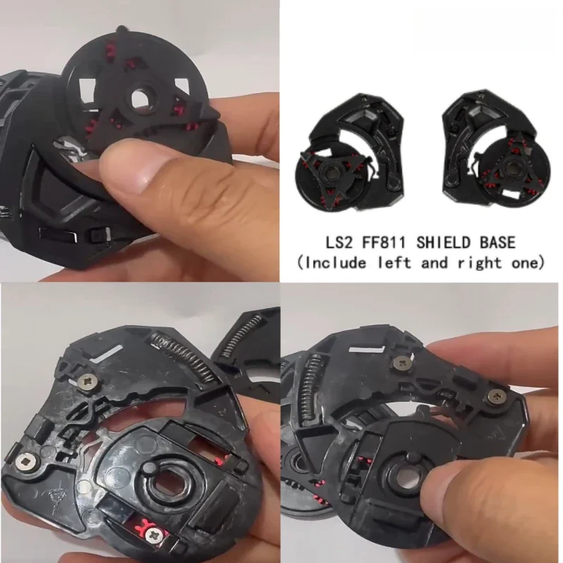 2PCS Lens Base Accessories Exterior Helmets Tools Motorcycle Visor Shield for LS2 FF811 Motorcycles Part
2PCS Lens Base Accessories Exterior Helmets Tools Motorcycle Visor Shield for LS2 FF811 Motorcycles Part