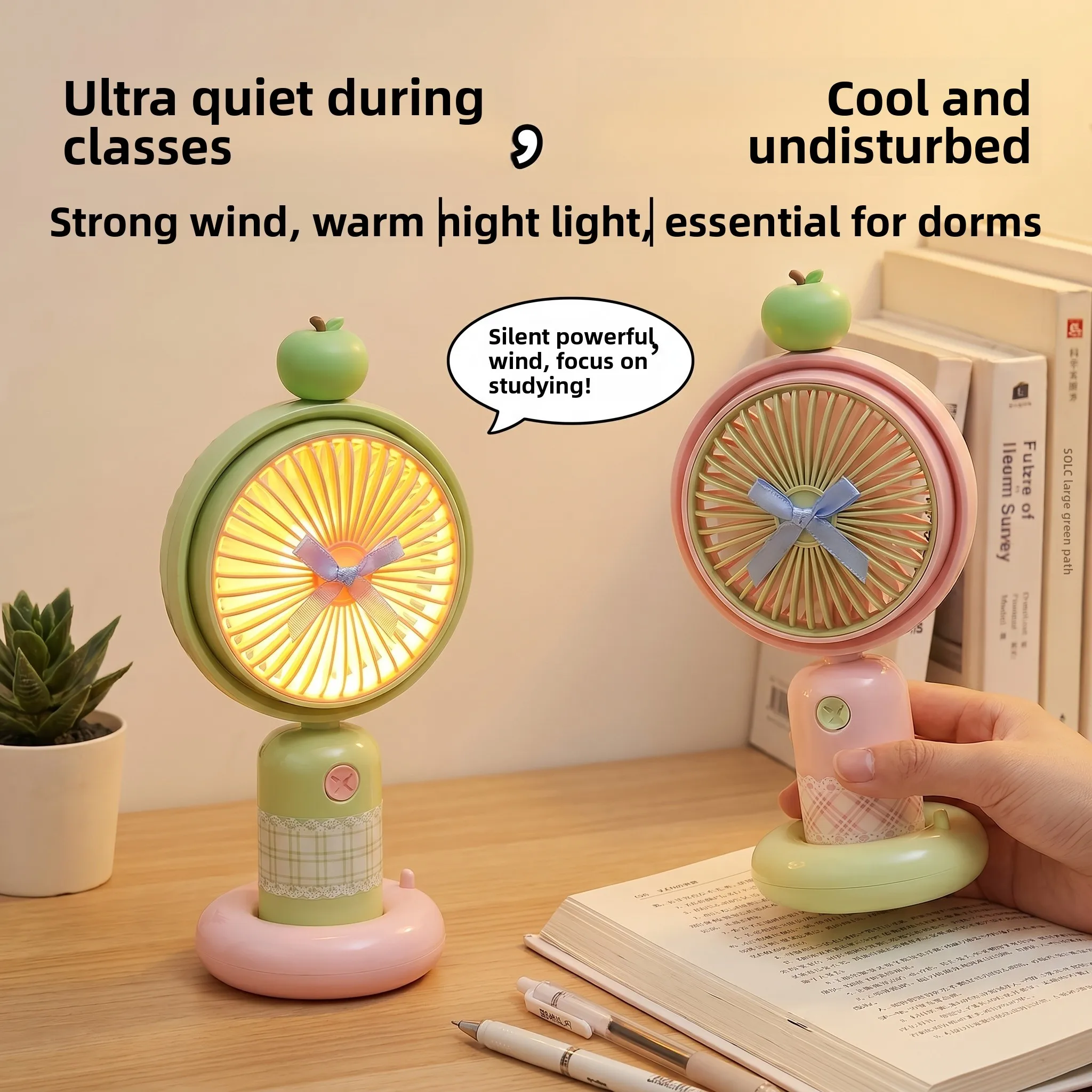 Portable Handheld Fan High Aesthetic Value Small Desktop Office Fan for Students Outdoor Use Quiet for Class
Portable Handheld Fan High Aesthetic Value Small Desktop Office Fan for Students Outdoor Use Quiet for Class