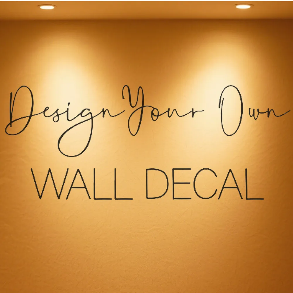 Custom Wall Decal | Personalized Wall Sticker, Create Your Own Quote And Design, Vinyl Lettering Home Decor, Personalized Name
Custom Wall Decal | Personalized Wall Sticker, Create Your Own Quote And Design, Vinyl Lettering Home Decor, Personalized Name
