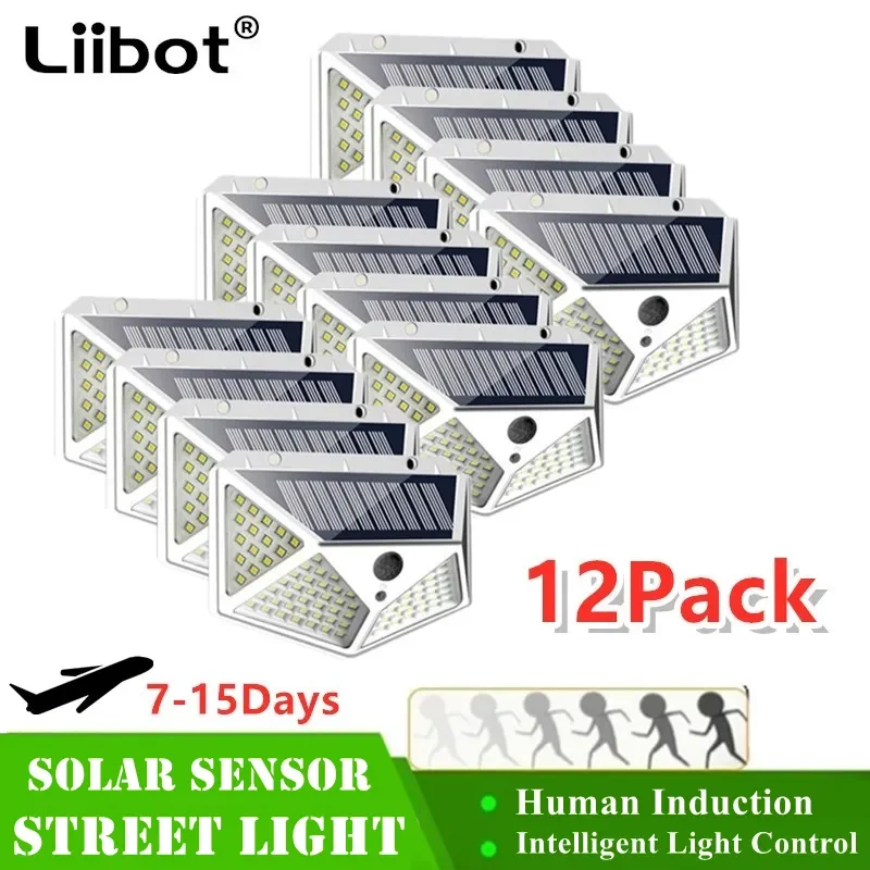 Original Solar Lights Outdoor 100 LED Solar Motion Sensor Lights 3 Lighting Modes 270 Angle Waterproof Function Home Security
Original Solar Lights Outdoor 100 LED Solar Motion Sensor Lights 3 Lighting Modes 270 Angle Waterproof Function Home Security