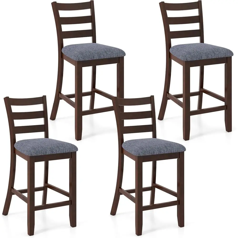 Set of 4, 26 Upholstered Counter Height Bar Stools with Backrest, Padded Seats, and Footrests, Suitable for Kitchen Island, Dini
Set of 4, 26 Upholstered Counter Height Bar Stools with Backrest, Padded Seats, and Footrests, Suitable for Kitchen Island, Dini