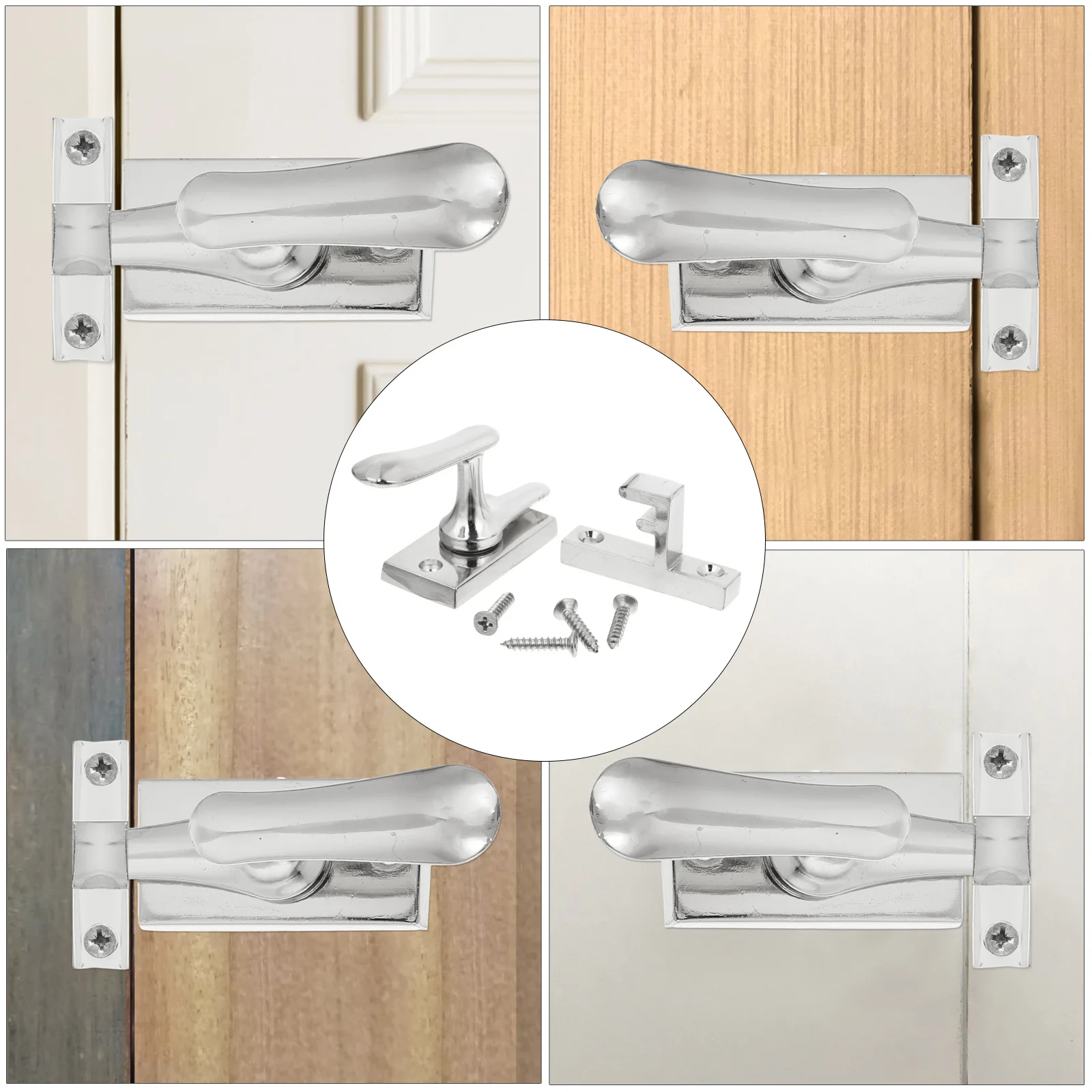 1Pcs Strong Metal Door Buckle Easy to Install Practical Bolt for Home Hotel Windows Cabinets Furniture Security
1Pcs Strong Metal Door Buckle Easy to Install Practical Bolt for Home Hotel Windows Cabinets Furniture Security