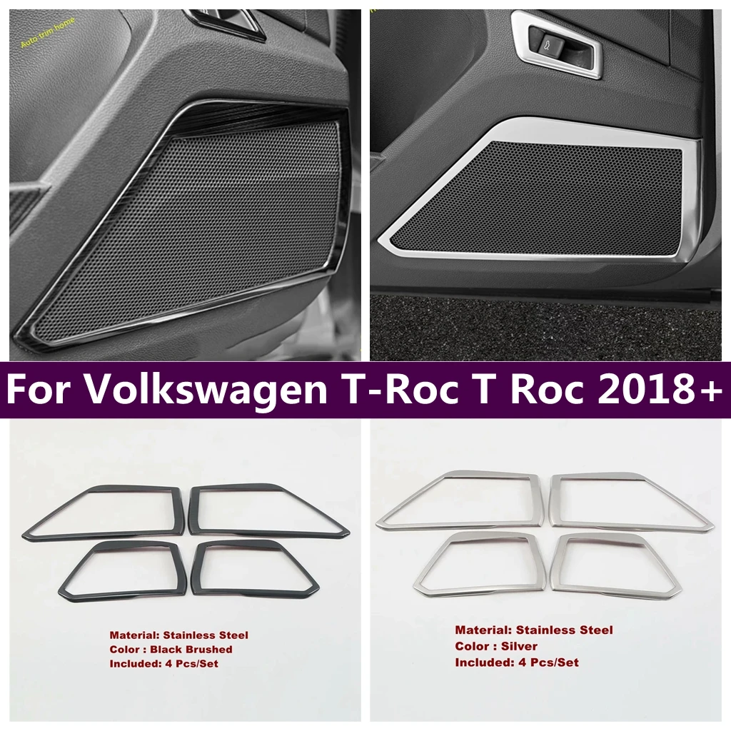 Stainless Steel Door Stereo Speaker Decoration Frame Cover Trim Fit For Volkswagen T-Roc T Roc 2018 - 2024 Car Accessories
Stainless Steel Door Stereo Speaker Decoration Frame Cover Trim Fit For Volkswagen T-Roc T Roc 2018 - 2024 Car Accessories