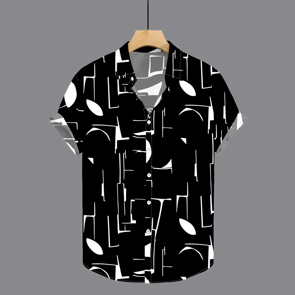 Simple Men's Button Down Shirts Summer Casual Loose Lapel Short Sleeve Shirts Clothing Plus Size Men's Button Down Shirt Top
Simple Men's Button Down Shirts Summer Casual Loose Lapel Short Sleeve Shirts Clothing Plus Size Men's Button Down Shirt Top
