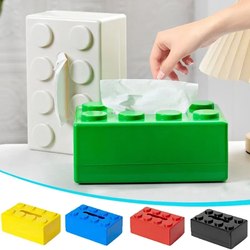 Building Blocks Tissue Box Creative Punch-free Wall-mounted Tissue Box Spring Paper Towel Holder Bathroom Waterproof Tissue Box
Building Blocks Tissue Box Creative Punch-free Wall-mounted Tissue Box Spring Paper Towel Holder Bathroom Waterproof Tissue Box