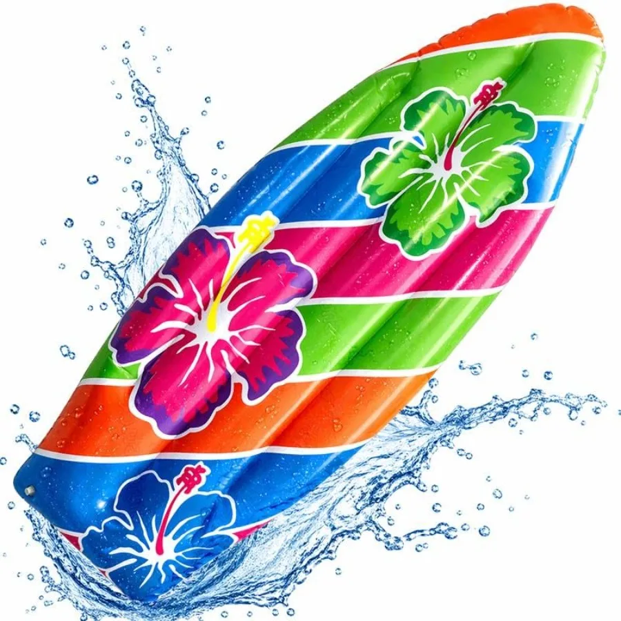 Luau Surfboard Inflate, Inflatable Surfboard for Beach, Tropical and Luau Party Decorations, Inflatable Pool Toy for and Adults
Luau Surfboard Inflate, Inflatable Surfboard for Beach, Tropical and Luau Party Decorations, Inflatable Pool Toy for and Adults