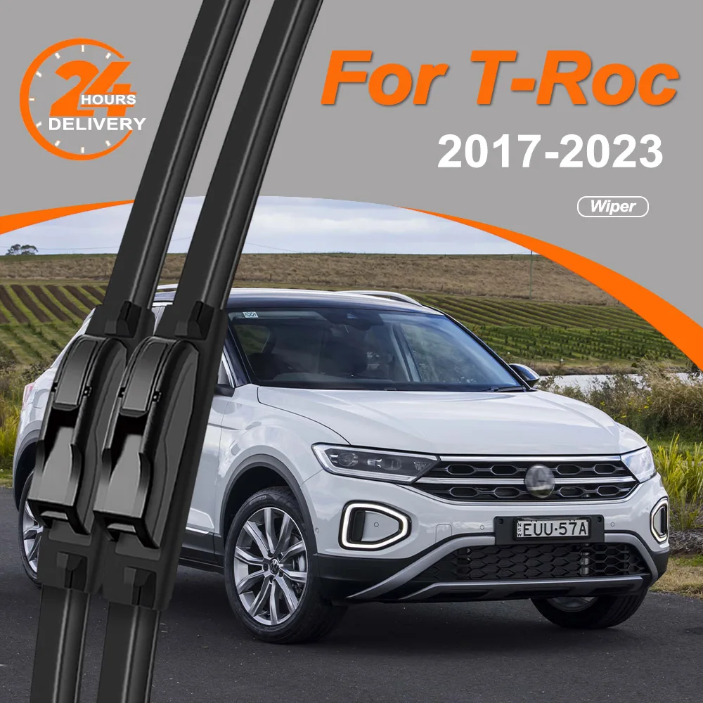 Wiper Front Wiper Blades For Volkswagen VW T-Roc 2017 2018 2019 2020 2021 2022 2023 Car Windshield Cleaning Accessories
Wiper Front Wiper Blades For Volkswagen VW T-Roc 2017 2018 2019 2020 2021 2022 2023 Car Windshield Cleaning Accessories