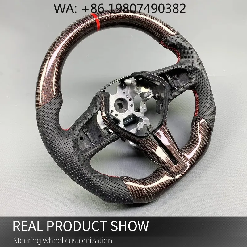 2017-2024 LED Heated Steering Wheel, Carbon Fiber Sport Style, Multifunctional Auto Interior Modification Parts
2017-2024 LED Heated Steering Wheel, Carbon Fiber Sport Style, Multifunctional Auto Interior Modification Parts