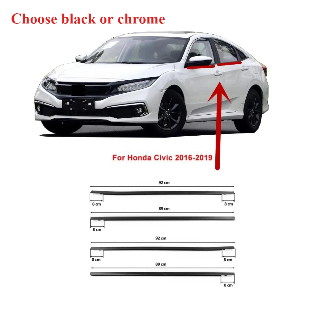 Наружная Резиновая лента для окон для Honda Civic, новая или старая модель, декоративная погодовая лента для Civic-r 2016-2019, аксессуары, 4 шт.
Наружная Резиновая лента для окон для Honda Civic, новая или старая модель, декоративная погодовая лента для Civic-r 2016-2019, аксессуары, 4 шт.