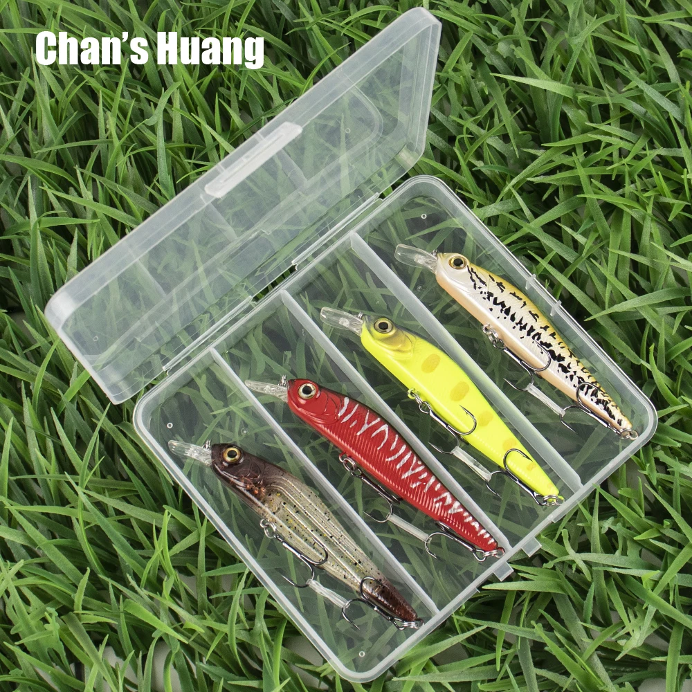 Набор приманок Chan's Huang 4 шт./уп. Shallow Diver Minnow, 4,52 дюйма, 11,5 г, для ловли баса, окуня, щуки, искусственные жесткие приманки-крэнкбейты
Набор приманок Chan's Huang 4 шт./уп. Shallow Diver Minnow, 4,52 дюйма, 11,5 г, для ловли баса, окуня, щуки, искусственные жесткие приманки-крэнкбейты