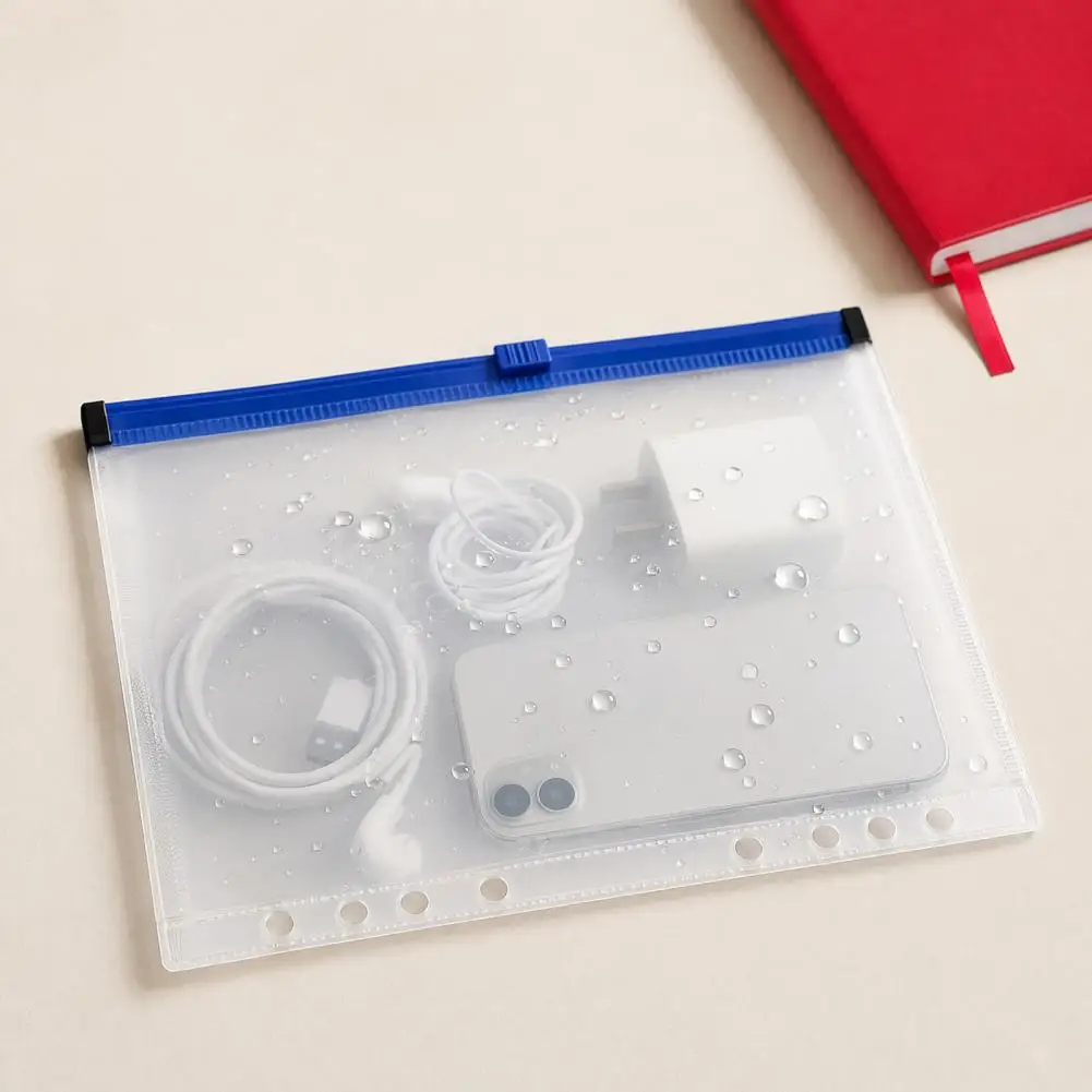 Binder Compatible File Pocket Clear Plastic Zipper Pouch Document Organizer, Loose Leaf File Folder for Business Office Supplies
Binder Compatible File Pocket Clear Plastic Zipper Pouch Document Organizer, Loose Leaf File Folder for Business Office Supplies