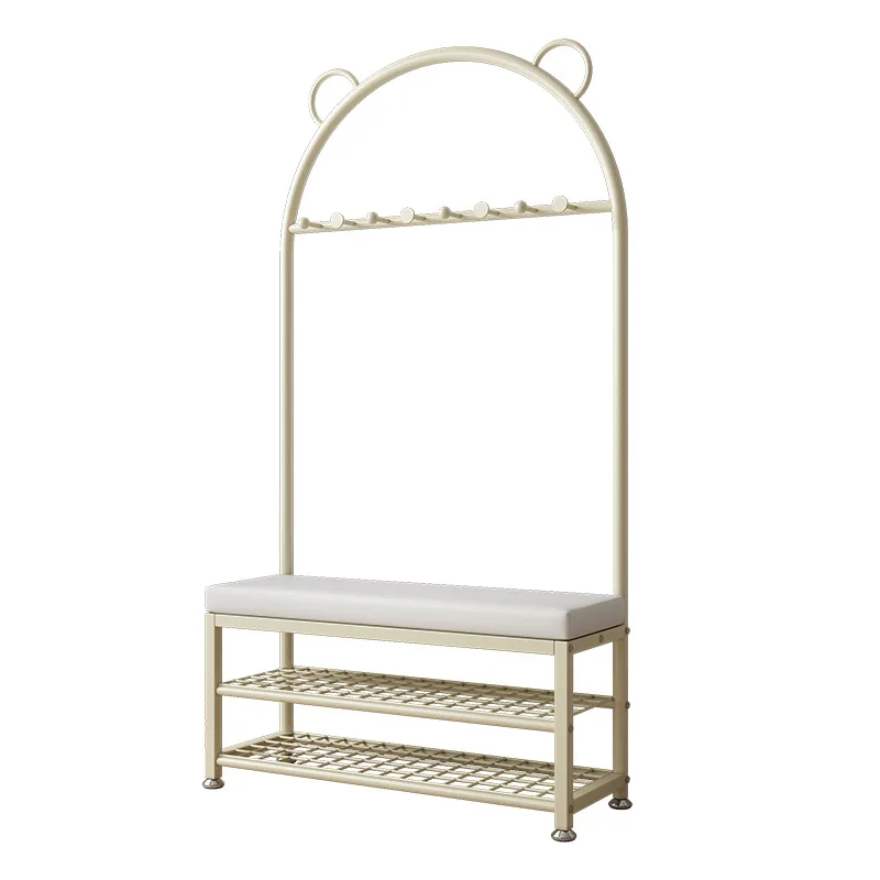 Coat rack, shoe rack integrated into the door, shoe changing stool floor hanging hanger multi-functional, sitting and wearing
Coat rack, shoe rack integrated into the door, shoe changing stool floor hanging hanger multi-functional, sitting and wearing