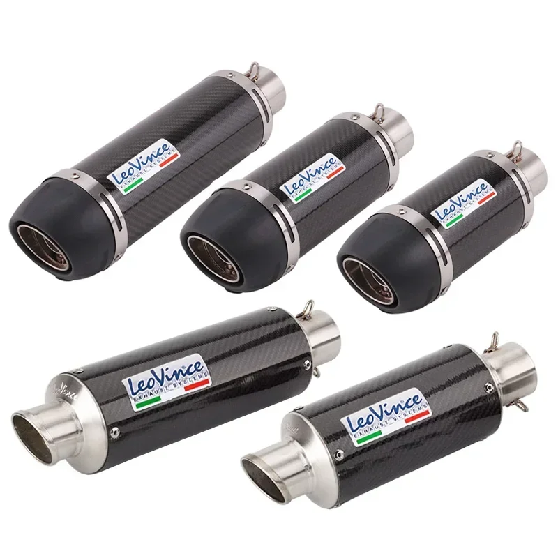 Inlet 51mm E-Mark Leovince Motorcycle Exhaust Muffler Pipe Carbon Fiber Motocross Escape Moto Universal for FZ6N Z1000 ZX14R etc
Inlet 51mm E-Mark Leovince Motorcycle Exhaust Muffler Pipe Carbon Fiber Motocross Escape Moto Universal for FZ6N Z1000 ZX14R etc