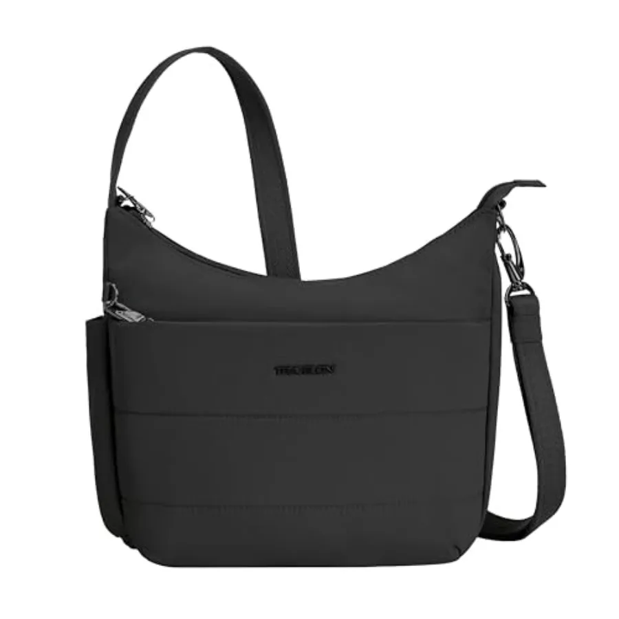 Anti-theft Roam Medium Crossbody for daily urban use, durable nylon fabric in charcoal gray, featuring hidden zippers and RFID-
Anti-theft Roam Medium Crossbody for daily urban use, durable nylon fabric in charcoal gray, featuring hidden zippers and RFID-