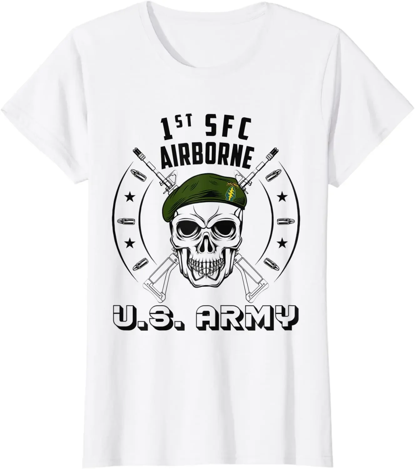 US Army Airborne 1st Special Forces Command USA Military Men T-Shirt Short Sleeve Casual Cotton O-Neck Summer Tees
US Army Airborne 1st Special Forces Command USA Military Men T-Shirt Short Sleeve Casual Cotton O-Neck Summer Tees