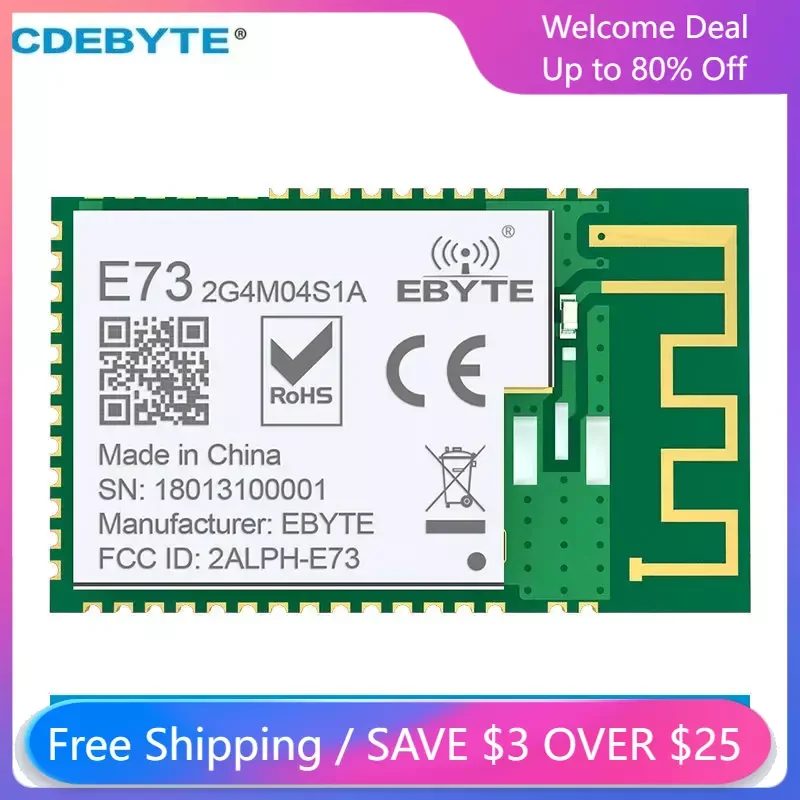 NRF52810 BLE 4,2 BLE5.0 2,4 ГГц SoC Bluetooth модуль микроразмера беспроводной модуль приемопередатчика CDEBYTE E73-2G4M04S1A CE RoHS FCC
NRF52810 BLE 4,2 BLE5.0 2,4 ГГц SoC Bluetooth модуль микроразмера беспроводной модуль приемопередатчика CDEBYTE E73-2G4M04S1A CE RoHS FCC