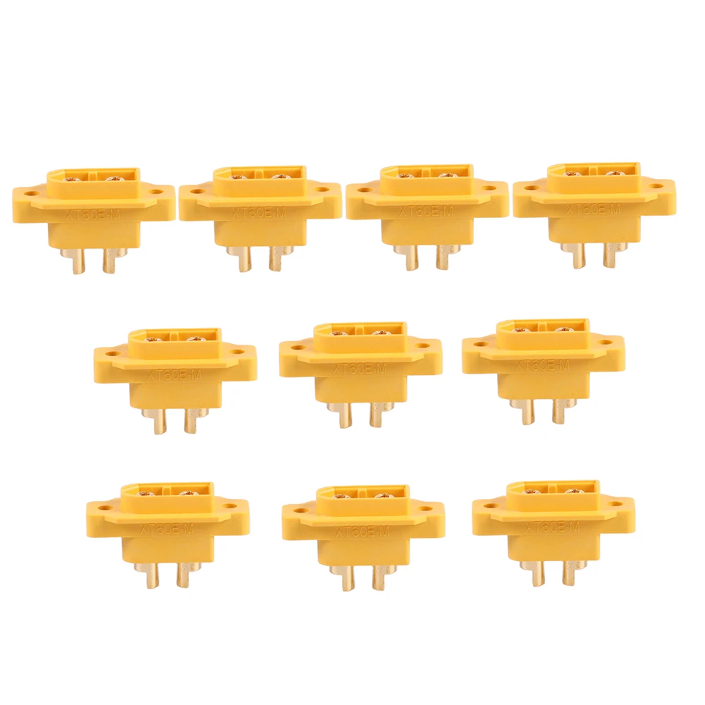 10pcs AMASS XT60E-M male Connector Plug PV Racing Fixed Male XT60E Connector for RC Car Drone Aircraft Battery DIY Spare Part
10pcs AMASS XT60E-M male Connector Plug PV Racing Fixed Male XT60E Connector for RC Car Drone Aircraft Battery DIY Spare Part