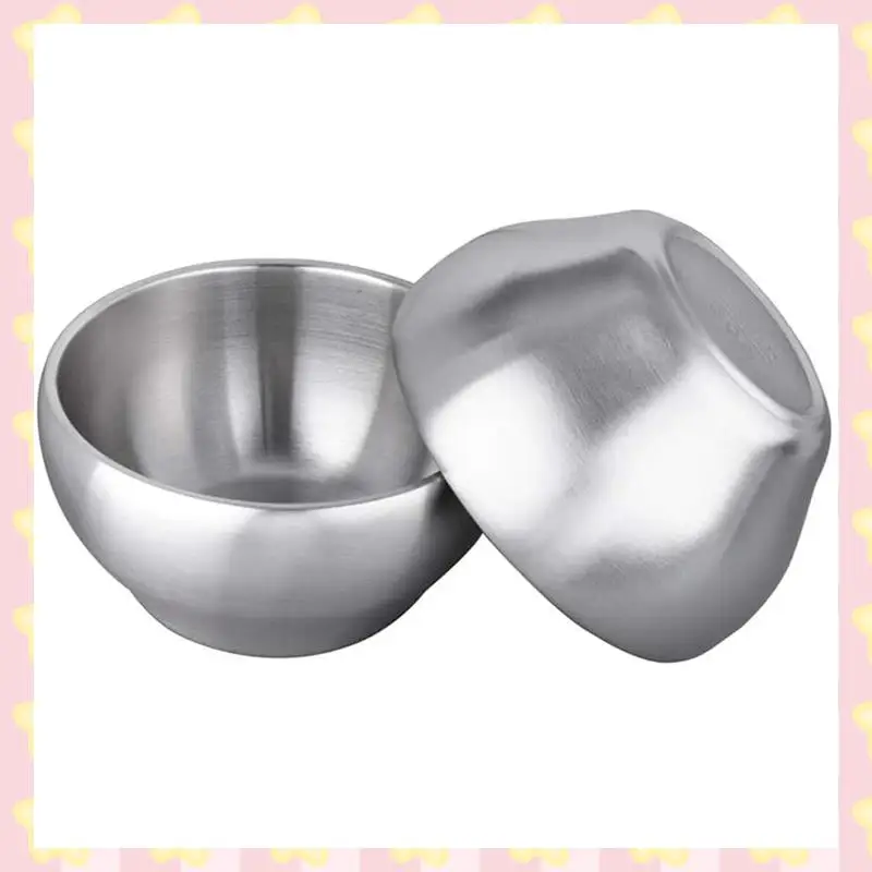 AB51 Ice Cream Bowl Insulated Bowl 15Oz Double Wall Soup Bowl SUS304 Stainless Steel Cereal Bowl, Set Of 4
AB51 Ice Cream Bowl Insulated Bowl 15Oz Double Wall Soup Bowl SUS304 Stainless Steel Cereal Bowl, Set Of 4