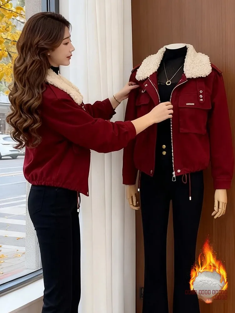 Зимняя женская повседневная теплая куртка свободного кроя на молнии Thiened Fce ort Jaet
Зимняя женская повседневная теплая куртка свободного кроя на молнии Thiened Fce ort Jaet