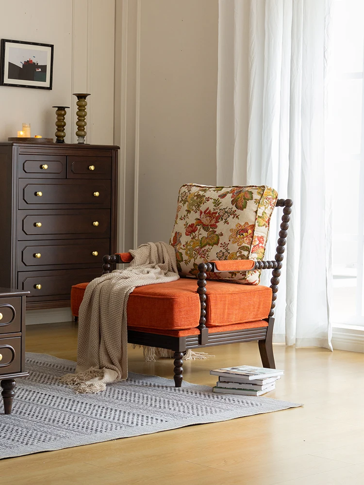 American Retro Single Sofa, Living Room Home Tiger Chair, Balcony Leisure Chair, Solid Wood Sofa Chair,
American Retro Single Sofa, Living Room Home Tiger Chair, Balcony Leisure Chair, Solid Wood Sofa Chair,