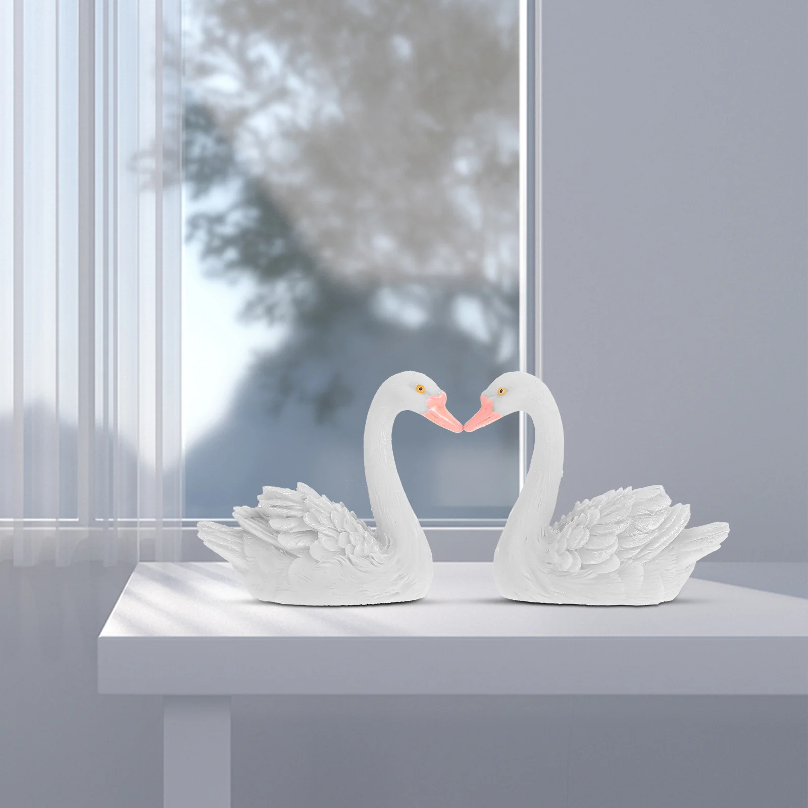 2Pcs Swan Durable Resin Decorations High Simulation Garden Decor White Swan Home Decoration Little Animal Figures
2Pcs Swan Durable Resin Decorations High Simulation Garden Decor White Swan Home Decoration Little Animal Figures
