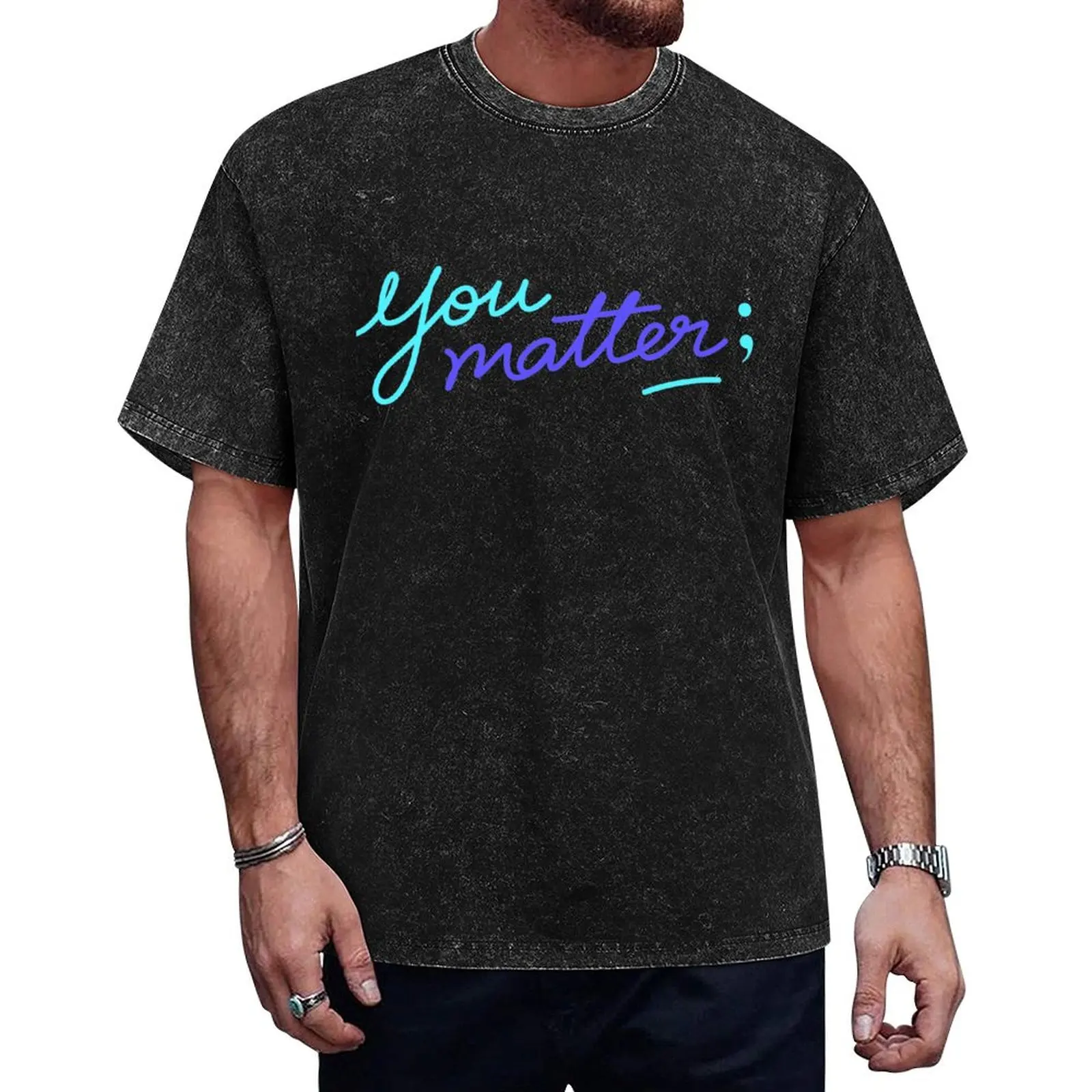 You matter ; Semicolon Mental Health Suicide awareness T-Shirt funny costumes tops Clothing graphics mens clothes
You matter ; Semicolon Mental Health Suicide awareness T-Shirt funny costumes tops Clothing graphics mens clothes