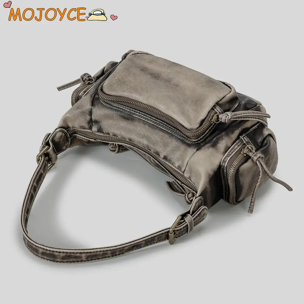 Women Y2K Underarm Bag Solid Color PU Locomotive Shoulder Bag Large Capacity Vintage Handbag Multi-pockets for Party Vacation
Women Y2K Underarm Bag Solid Color PU Locomotive Shoulder Bag Large Capacity Vintage Handbag Multi-pockets for Party Vacation