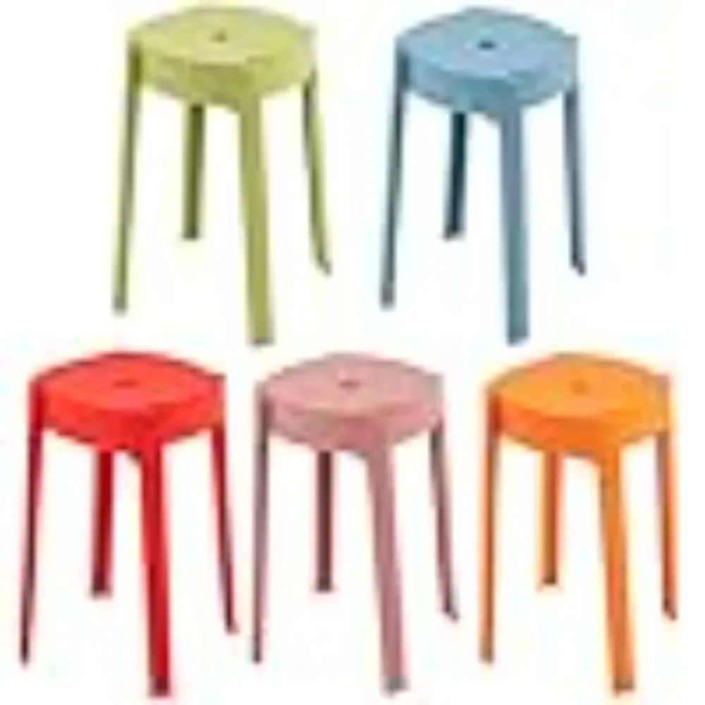 5/10 Pack Plastic Stackable Stools 18 Inch Height Stack Colorful Nesting Portable Plastic Round Stools for Classroom Students School Home Office (5 Pack)
5/10 Pack Plastic Stackable Stools 18 Inch Height Stack Colorful Nesting Portable Plastic Round Stools for Classroom Students School Home Office (5 Pack)
