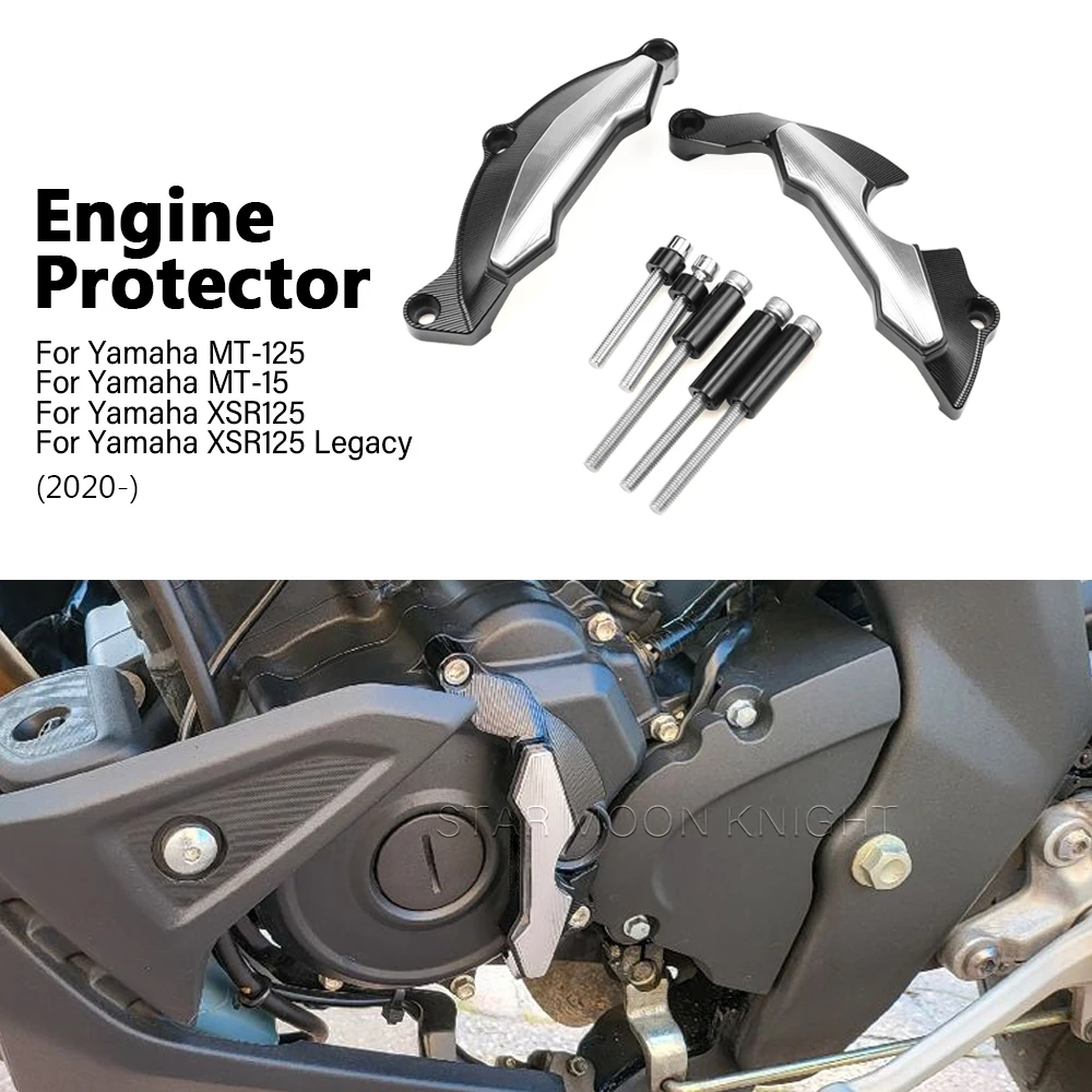 Защита двигателя для YAMAHA MT125 MT 125 MT15 MT 15 XSR125 XSR 125 Legacy 2020, защитная крышка цилиндра, аксессуары для мотоциклов
Защита двигателя для YAMAHA MT125 MT 125 MT15 MT 15 XSR125 XSR 125 Legacy 2020, защитная крышка цилиндра, аксессуары для мотоциклов