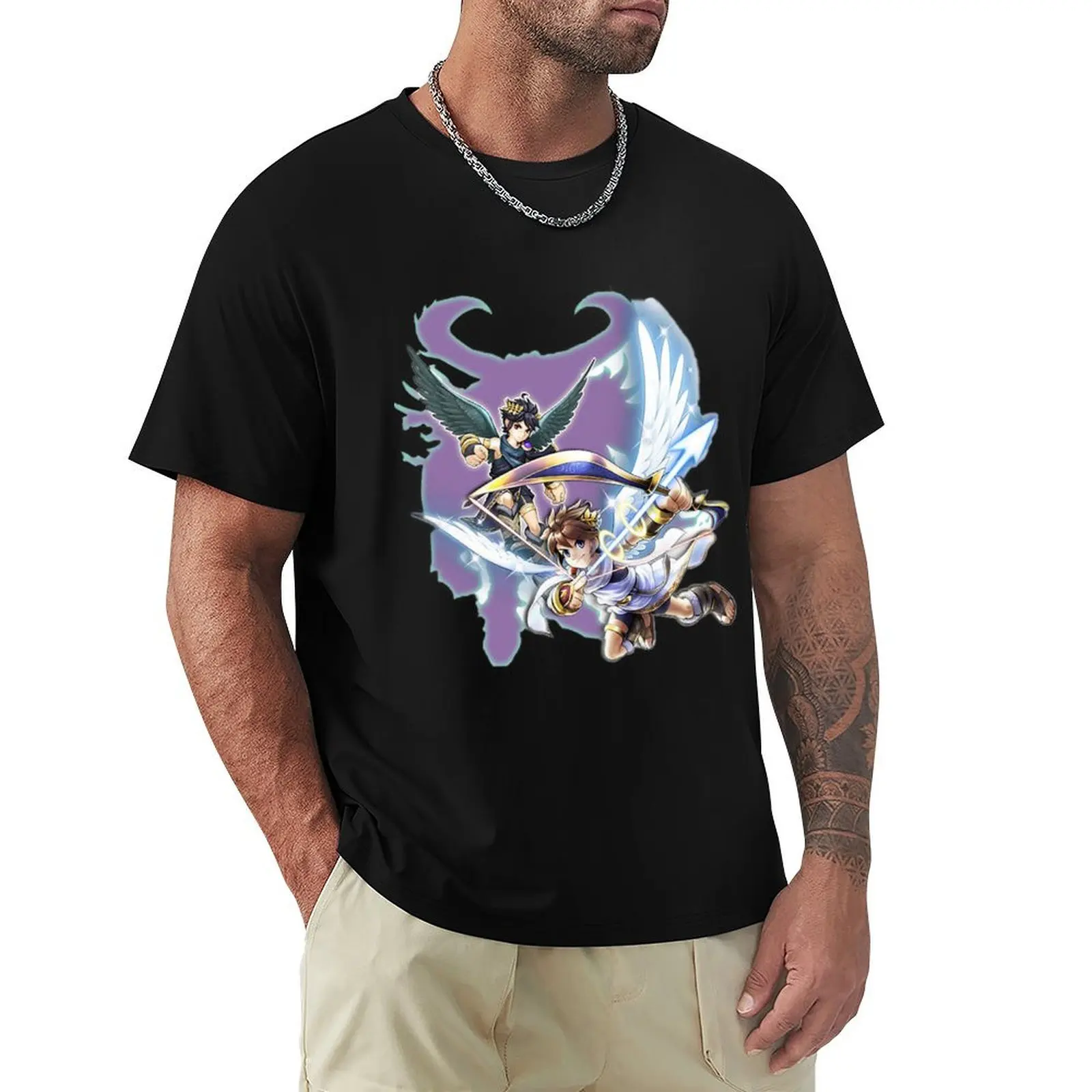 Kid Icarus Pit & Dark Pit T-Shirt sweat cute tops baggy shirts summer clothes men t shirts high quality
Kid Icarus Pit & Dark Pit T-Shirt sweat cute tops baggy shirts summer clothes men t shirts high quality