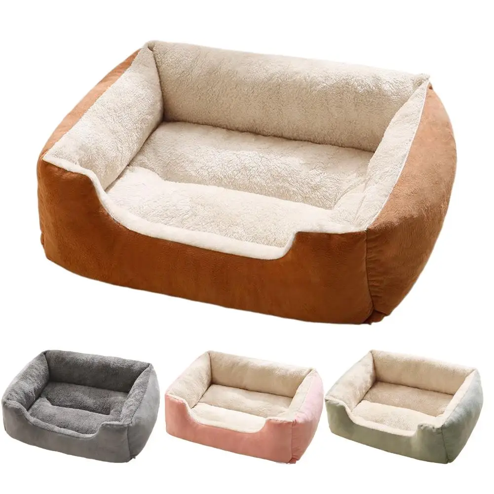 Square Pet Bed Plush Bed For Cats Soft Pet Kitten House Pet Products Cushion Kitten Goods Accessories Habitats Basket House Y7D7
Square Pet Bed Plush Bed For Cats Soft Pet Kitten House Pet Products Cushion Kitten Goods Accessories Habitats Basket House Y7D7