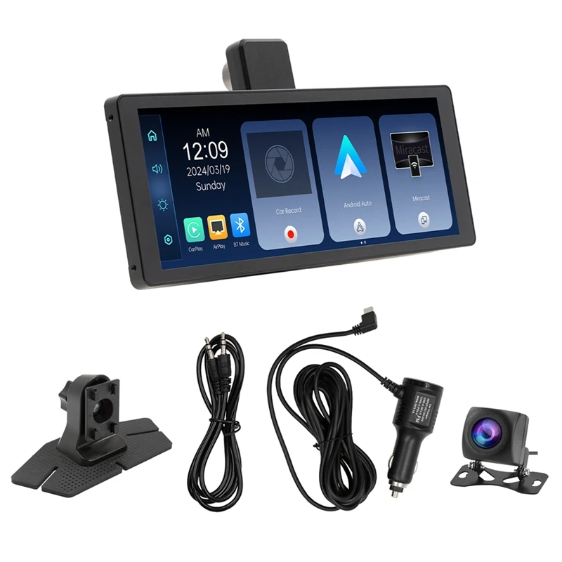 10.26IN Car Touch Screen Carplay Android Auto With Backup Camera, 4K/1080P Dash Camera For Front Rear, Mirror Link, Wifi
10.26IN Car Touch Screen Carplay Android Auto With Backup Camera, 4K/1080P Dash Camera For Front Rear, Mirror Link, Wifi