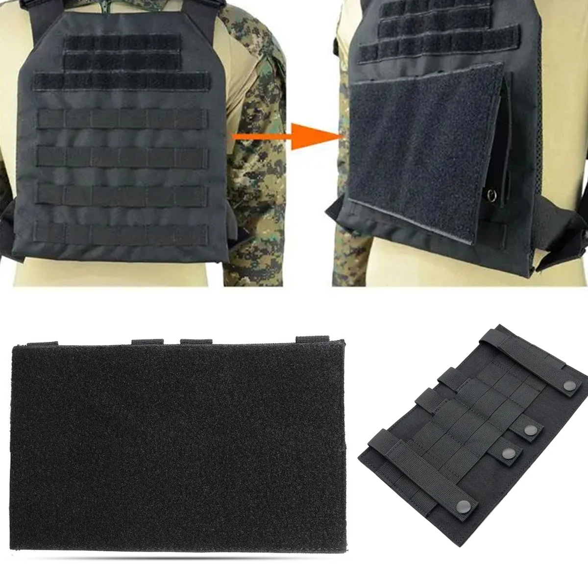 Tactical Vest expansion Board Modular Hook&Loop Pad Molle Converter Ribbon Adapter Panel for DIY Patch Badge Military Army Vest
Tactical Vest expansion Board Modular Hook&Loop Pad Molle Converter Ribbon Adapter Panel for DIY Patch Badge Military Army Vest