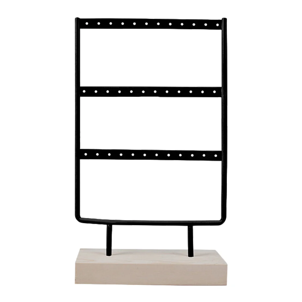 Wooden Base Jewelry Display Stand Earring Rack Bracelet Storage Organizer Metal Paint Anti Rust Multi Layer Home Decor
Wooden Base Jewelry Display Stand Earring Rack Bracelet Storage Organizer Metal Paint Anti Rust Multi Layer Home Decor