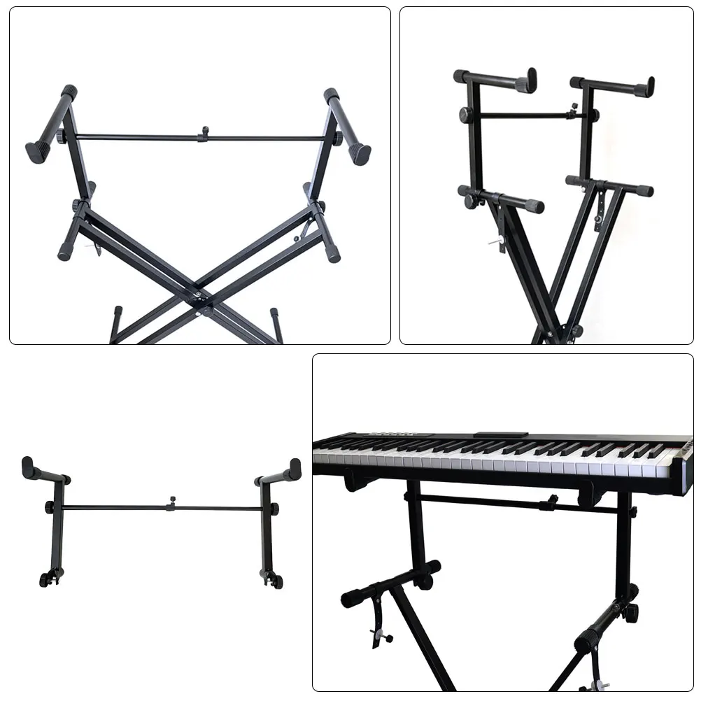 Adjustable 2PCS Electronic Keyboard Stand Extension Bracket Iron Stable Rack Adapter for Electric Piano Practical
Adjustable 2PCS Electronic Keyboard Stand Extension Bracket Iron Stable Rack Adapter for Electric Piano Practical