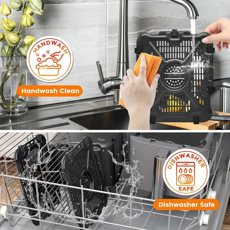 【TODAY ONLY】Grill Pan Plate Accessories For Ninja Air Fryer Models SL201 SL401 SL451 Double Stack XL 2-Basket- 2 PCS Replacement
【TODAY ONLY】Grill Pan Plate Accessories For Ninja Air Fryer Models SL201 SL401 SL451 Double Stack XL 2-Basket- 2 PCS Replacement