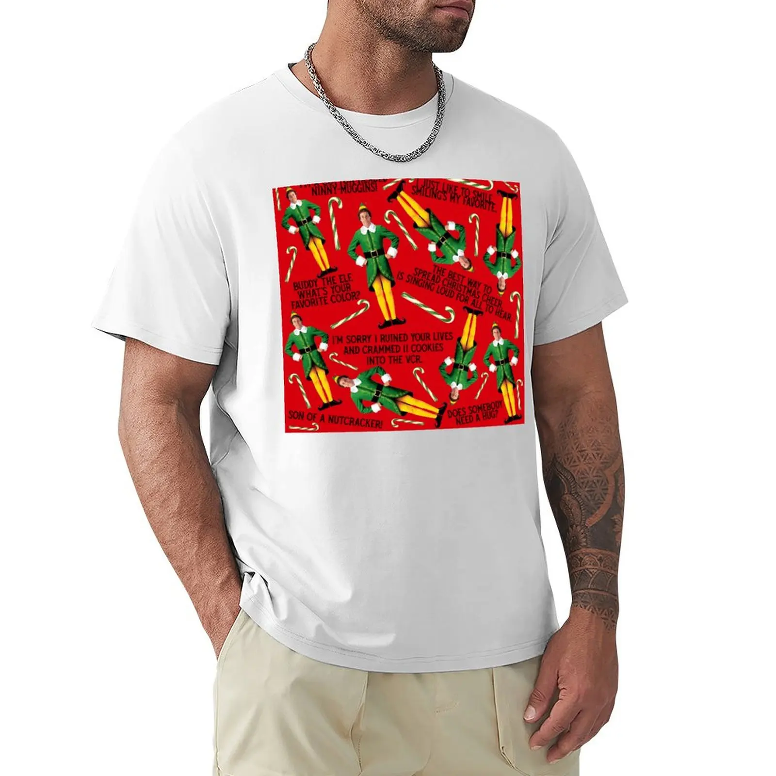 Buddy the Elf Print T-Shirt summer clothes cute clothes aesthetic clothes funnys for men
Buddy the Elf Print T-Shirt summer clothes cute clothes aesthetic clothes funnys for men
