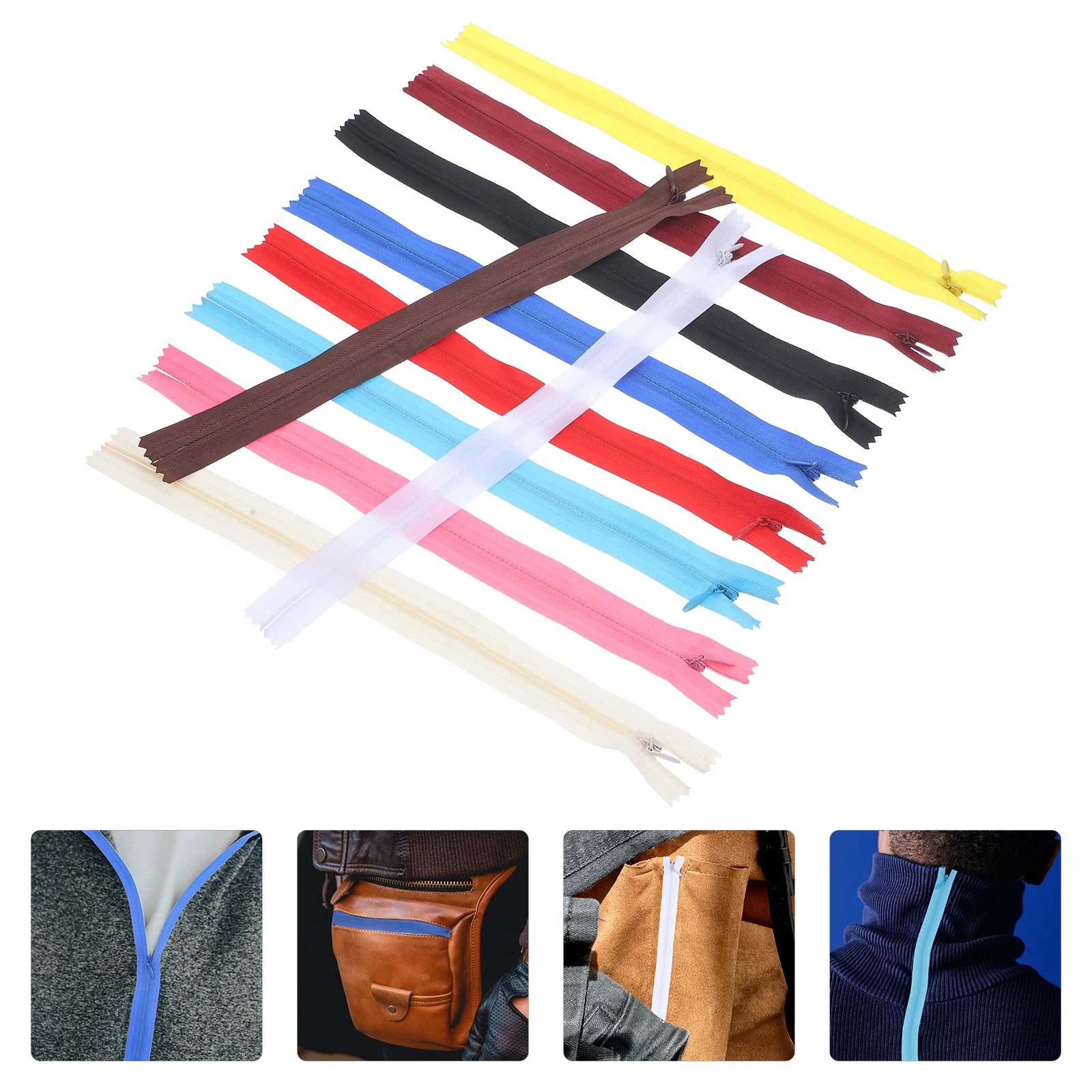 20pcs Invisible Zipper Sewing Strap For Skirt Pants Shirt Cloth Multi-Use Heavy Duty Colorful Reusable Zippers Clothing Crafts
20pcs Invisible Zipper Sewing Strap For Skirt Pants Shirt Cloth Multi-Use Heavy Duty Colorful Reusable Zippers Clothing Crafts