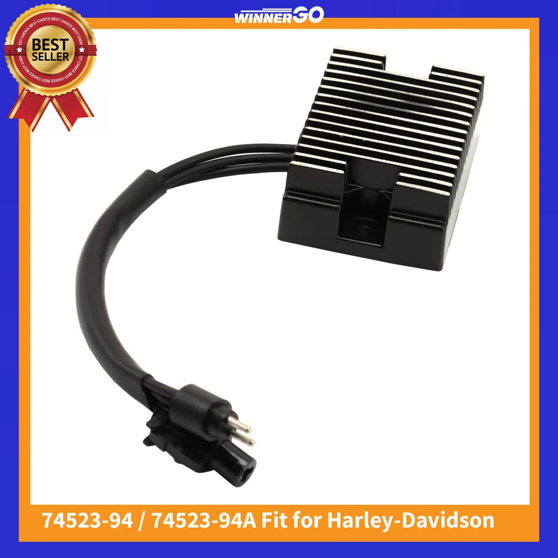 Replace 74523-94 Voltage Regulator Rectifier Fits For Harley Davidson Sportster XL 883 1200 Motorcycle 1994-2003 74523-94A
Replace 74523-94 Voltage Regulator Rectifier Fits For Harley Davidson Sportster XL 883 1200 Motorcycle 1994-2003 74523-94A