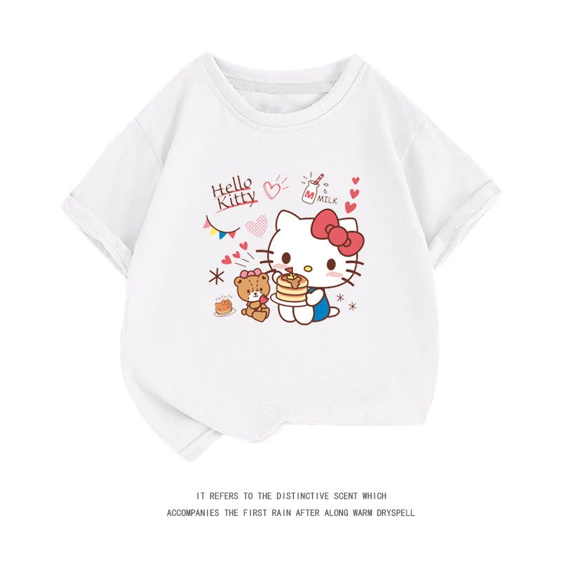 Sanrio Hello Kitty Hellokitty Short Sleeve Crew Neck T-Shirt Cartoon Clothes
Sanrio Hello Kitty Hellokitty Short Sleeve Crew Neck T-Shirt Cartoon Clothes