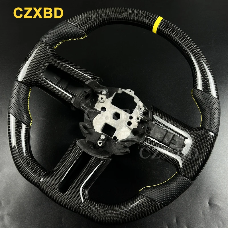 Yellow Marker For Ford Mustang GT 2010 2011 2012 2013 2014 Model Real Carbon Fiber Steering Wheel Epoxy Resin Customized
Yellow Marker For Ford Mustang GT 2010 2011 2012 2013 2014 Model Real Carbon Fiber Steering Wheel Epoxy Resin Customized