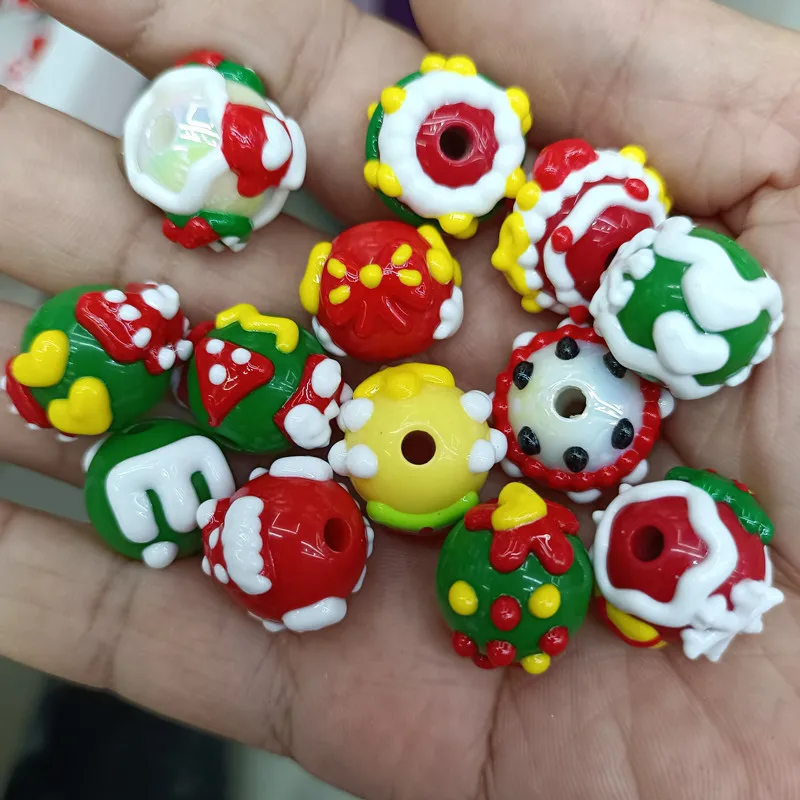 200Pcs Handmade Christmas Decor Beads DIY Handmade Beaded Pen Mobile Phone Necklace Making Beads Accessories Christmas Supplies
200Pcs Handmade Christmas Decor Beads DIY Handmade Beaded Pen Mobile Phone Necklace Making Beads Accessories Christmas Supplies