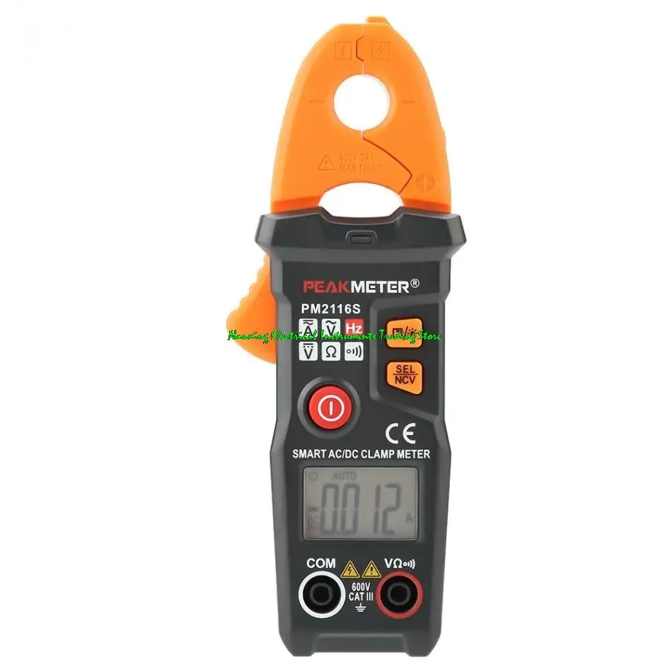 PM2116S Clamp Multimeter Mini Non-contact DC/AC 10mA-100A Digital Current Meter Multimeter Measuring Tool 600V
PM2116S Clamp Multimeter Mini Non-contact DC/AC 10mA-100A Digital Current Meter Multimeter Measuring Tool 600V