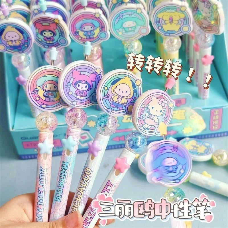 Новая гелевая ручка Sanrio, 6-36 шт., мультяшная ручка Hello Kitty Cinnamoroll Melody, акриловая ручка для письма, 0,5, черная студенческая ручка высокого качества
Новая гелевая ручка Sanrio, 6-36 шт., мультяшная ручка Hello Kitty Cinnamoroll Melody, акриловая ручка для письма, 0,5, черная студенческая ручка высокого качества