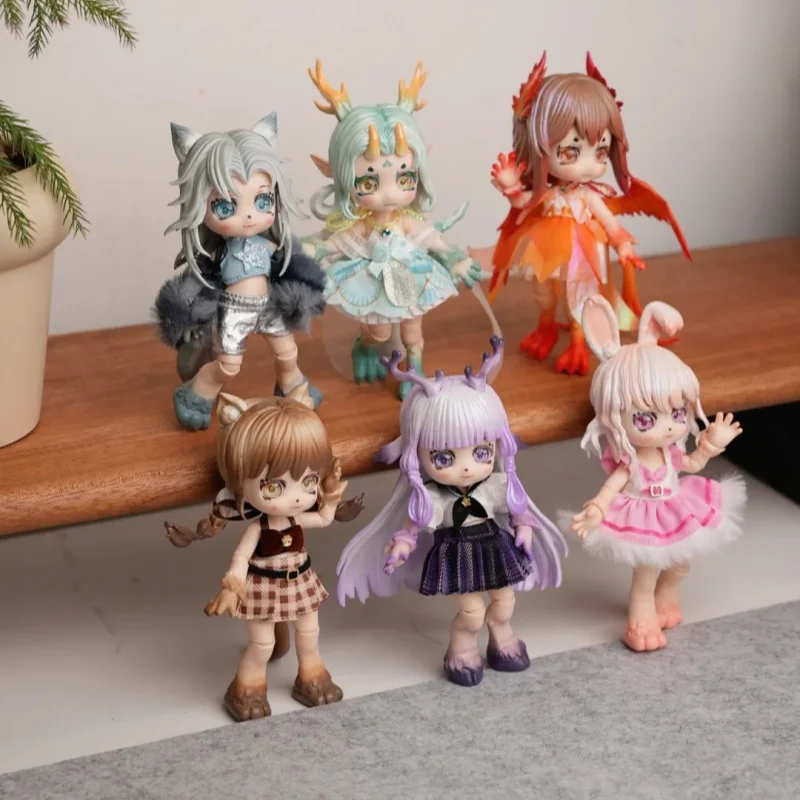 Original Mythical Beast Record Bjd Blind Box 1/8 Bj 14 Cm Ob11 Animal Body Mystery Box Action Doll Collection Model Toy Gift
Original Mythical Beast Record Bjd Blind Box 1/8 Bj 14 Cm Ob11 Animal Body Mystery Box Action Doll Collection Model Toy Gift