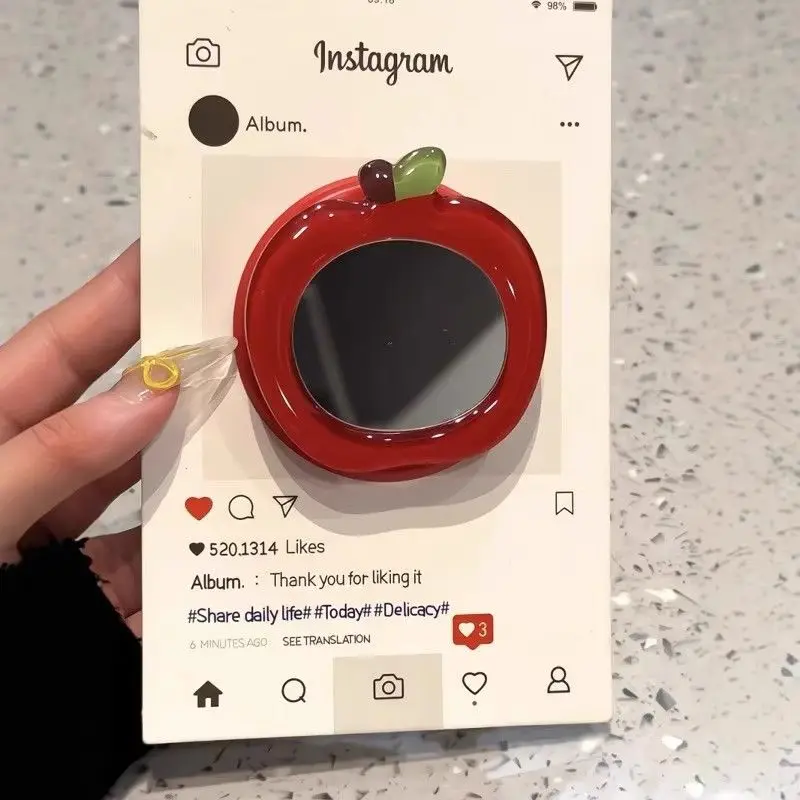 Korean Cute 3D Apple Makeup Mirror For Magsafe Griptok Holder Phone Finger Ring Stand Support For iPhone 16 Girl Bracket
Korean Cute 3D Apple Makeup Mirror For Magsafe Griptok Holder Phone Finger Ring Stand Support For iPhone 16 Girl Bracket