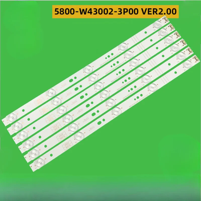 Подходит для Skyworth43TV Подсветка 43E3000 43E3500 Подсветка телевизора 5800-W43002-3P00 VER2.00
Подходит для Skyworth43TV Подсветка 43E3000 43E3500 Подсветка телевизора 5800-W43002-3P00 VER2.00