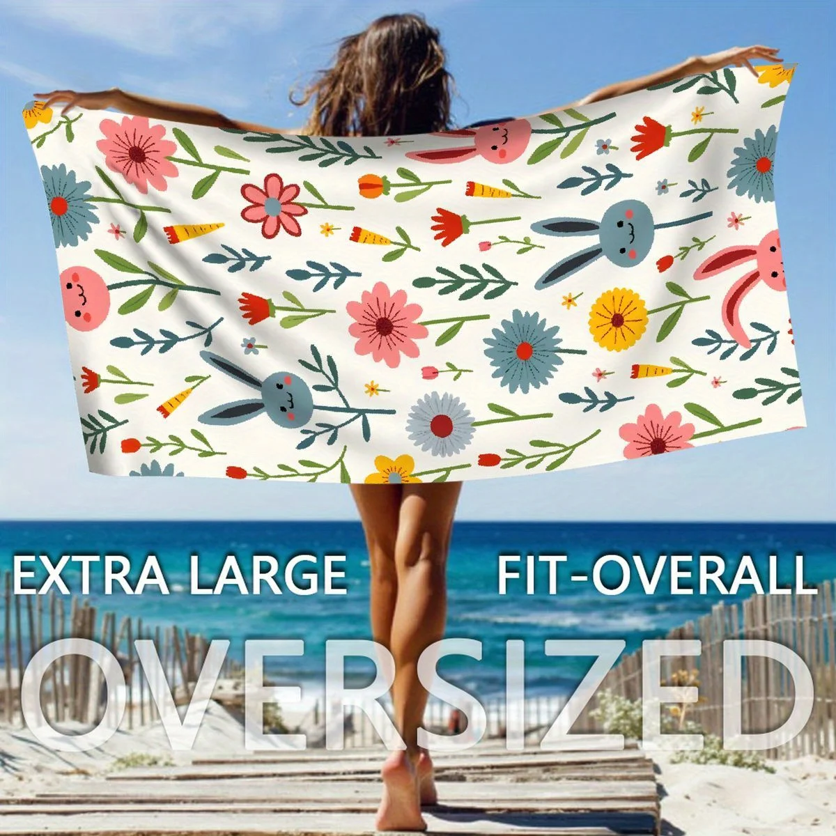1 Summer Beach Towel, Easter Beach Towel, Easter Home Decor, Easter Bunny, Microfiber
1 Summer Beach Towel, Easter Beach Towel, Easter Home Decor, Easter Bunny, Microfiber
